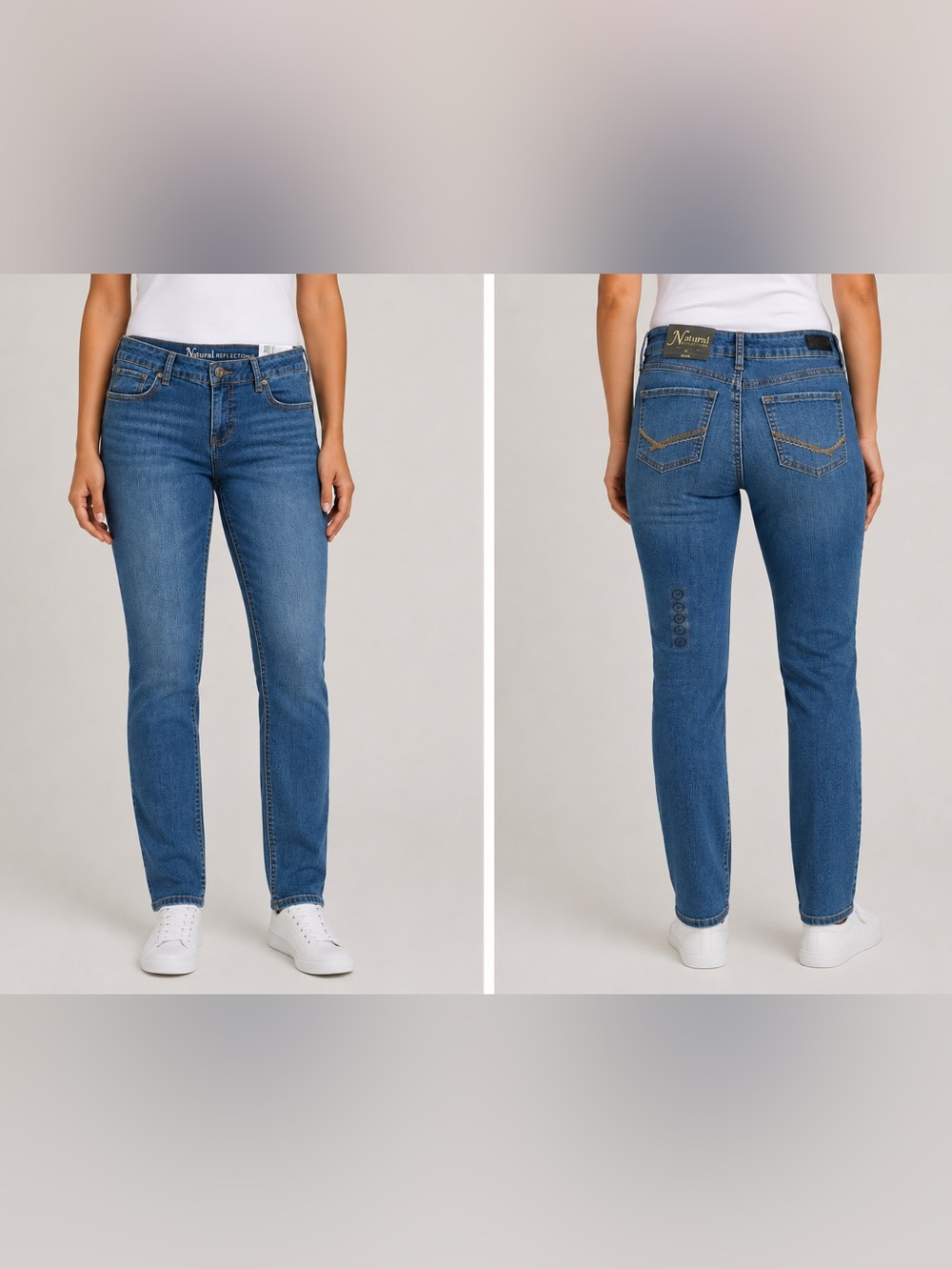 Natural Reflections Straight Leg Jeans